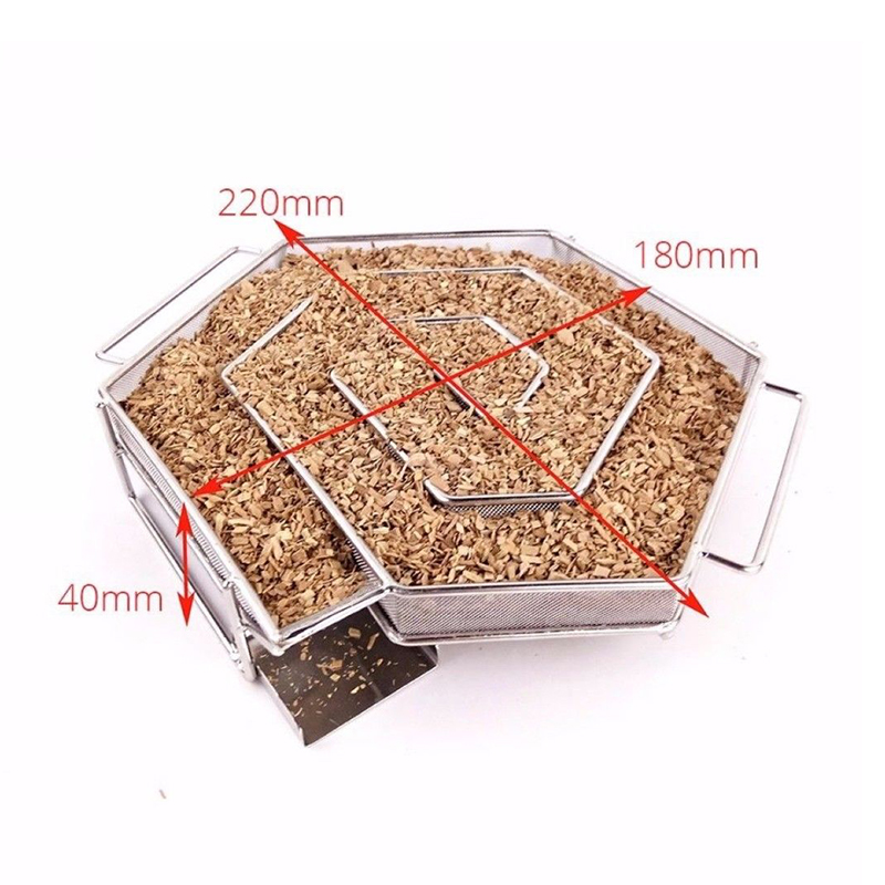 Cold Smoke Generator Barbecue Meat Smoking Accessories Smoker Box for BBQ Wood Chips